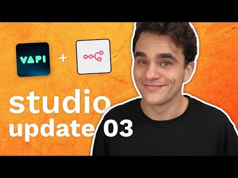 Studio Update #03: Barcelona, Gmail Draft AI Assistant, VAPI Restaurant Voice Receptionist AI Agent thumbnail