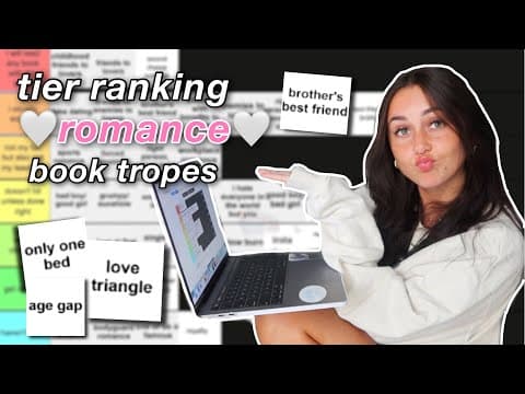 tier ranking romance book tropes thumbnail