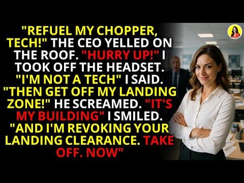 CEO Yelled 'Refuel My Chopper, Tech!' I Revoked His Landing Clearance | Corporate Revenge thumbnail