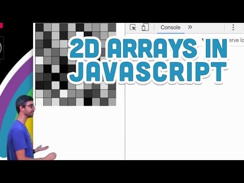 9.15: 2D Arrays in JavaScript - p5.js Tutorial thumbnail