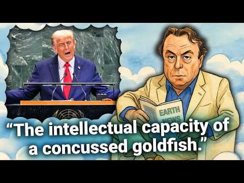 Trump's UN Speech Went Full DEMENTIA! - ft. Christopher Hitchens thumbnail
