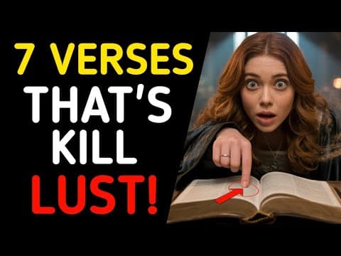 7 POWERFUL Bible Verses to Overcome Lust – Satan HATES When You Read These! thumbnail