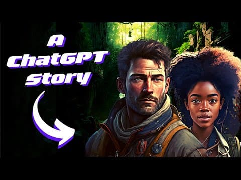 ChatGPT + Midjourney V4 = A Fully Illustrated Narrated Adventure Story 🔥 thumbnail