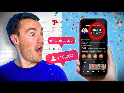 The NEW WAY To Get Instagram Followers with Ads thumbnail