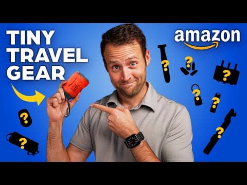 12 TINY Travel Essentials You Can Get on Amazon (2025 Update) thumbnail
