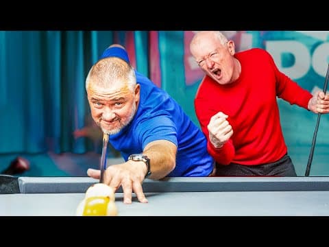 Stephen Hendry & Steve Davis Take on 9-Ball Pool thumbnail