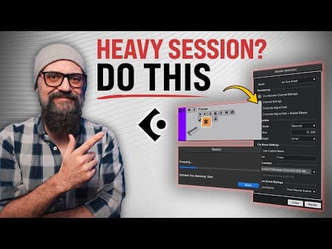 CPU Overload? The Cubase COMMIT Move That Saves Sessions thumbnail