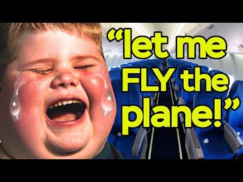 Spoiled Rich Kid tries to FLY the plane MID FLIGHT… thumbnail