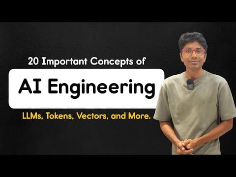 20 AI Concepts Explained in 40 Minutes thumbnail