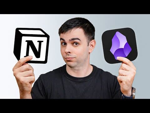 Notion VS Obsidian - Why I Use BOTH (2023) thumbnail