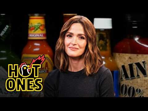 Rose Byrne Feels Crazy While Eating Spicy Wings | Hot Ones thumbnail