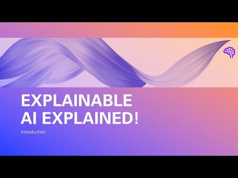 Explainable AI explained! | #1 Introduction thumbnail