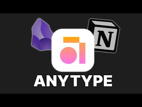 My beginners look at Anytype (not sponsored) thumbnail