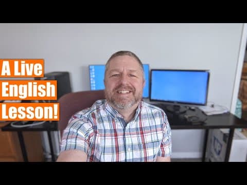 I Like Teaching You English! Come And Ask Me A Question! thumbnail