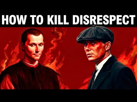 How to Kill Disrespect Instantly – Machiavelli’s Dark Method thumbnail