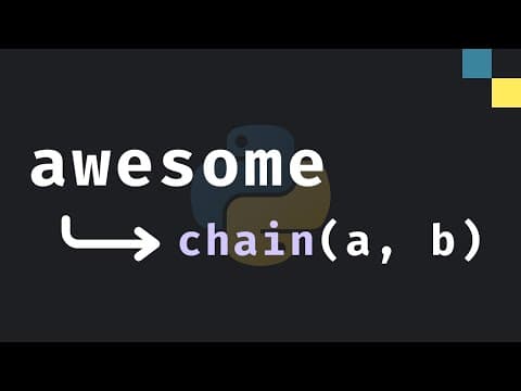"chain" in Python is Awesome thumbnail