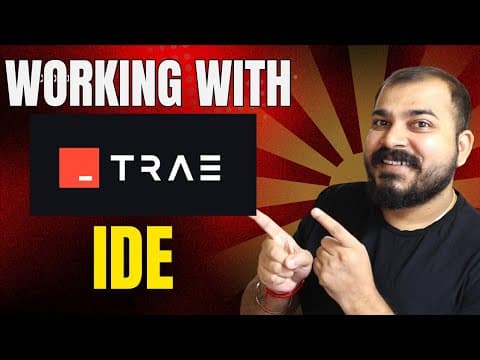 Trae AI- Better Than Cursor IDE? MCP Integration, Custom AI Agents With MCP Tutorials thumbnail