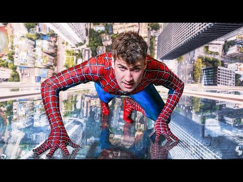 I Actually Climbed A Building Like Spiderman! thumbnail