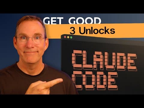 Claude Code: 3 Unlocks to Level 20 thumbnail