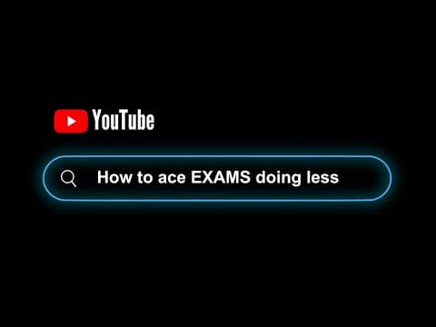 5 Rules to Ace Exams (While Doing Less) thumbnail