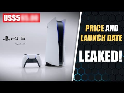 PS5 Price and Launch Date LEAKED! thumbnail