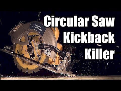 How Does a Circular Saw Kickback Prevention System Work? thumbnail