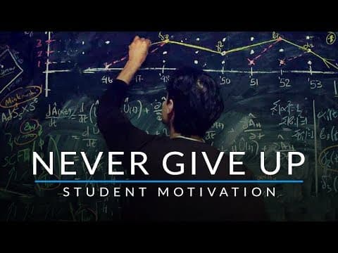 How to Stay Motivated and Never Give Up on Your Dreams thumbnail