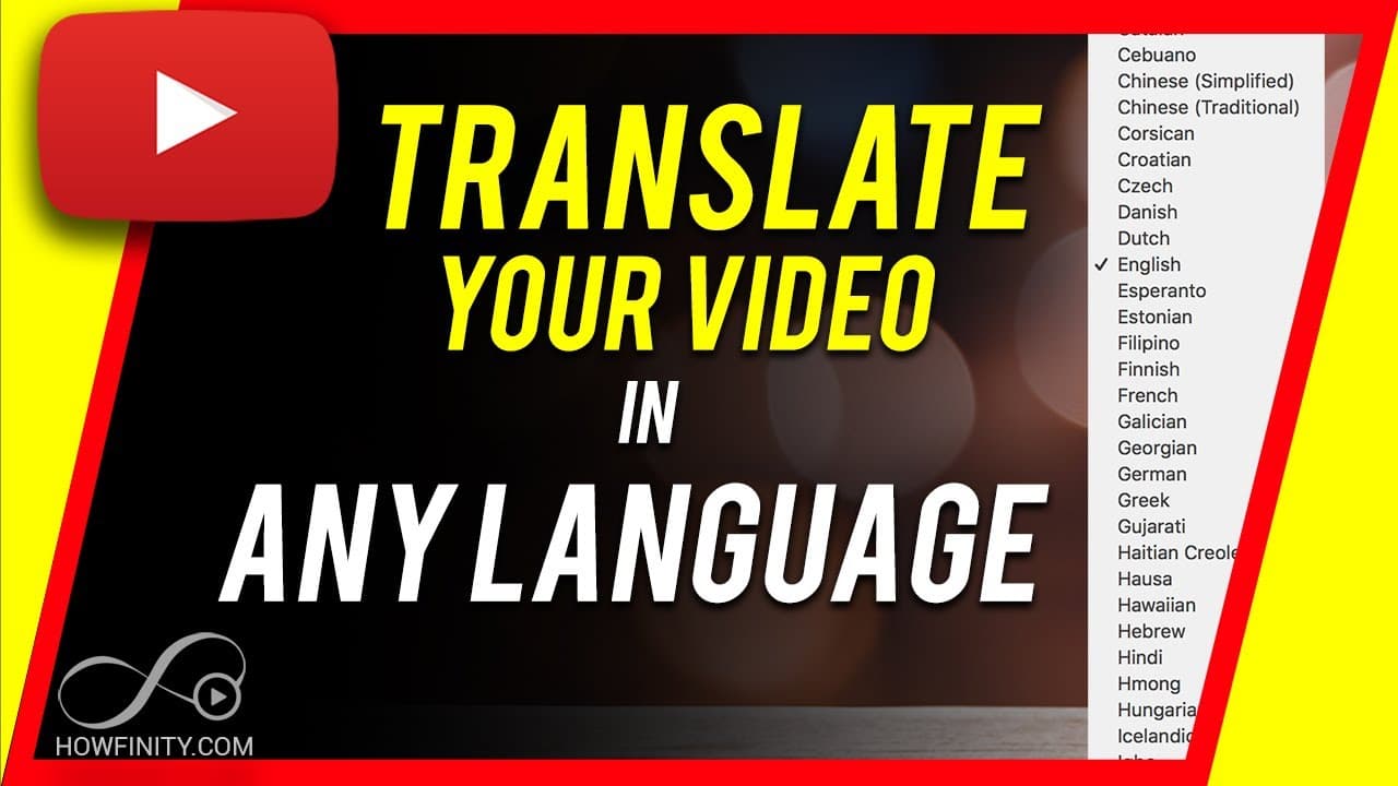 YouTube video player