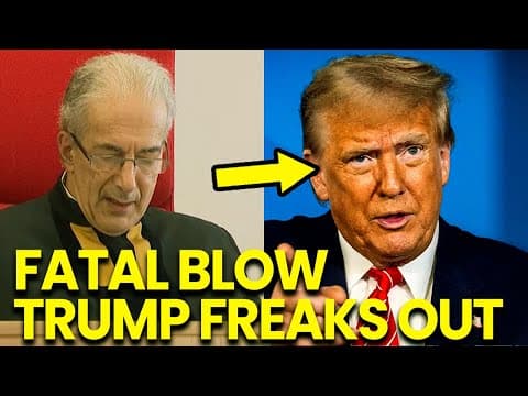 Trump LOSES IT as Judge DELIVERS FATAL BLOW thumbnail