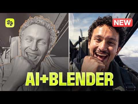How to Cut AI Video Credits with Blender Previs thumbnail