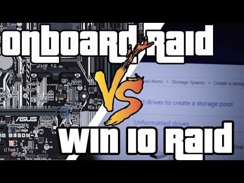 Onboard RAID vs Windows 10 RAID: Which Is Faster? thumbnail