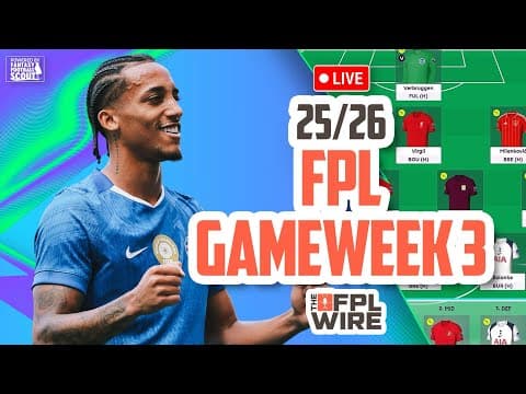 Gameweek 3 Pod FPL 2025  | The FPL Wire | Fantasy Premier League Tips 2025/26 thumbnail