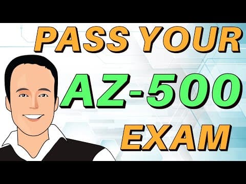 AZ-500 course/training: Gain the knowledge needed to pass the AZ-500 exam thumbnail