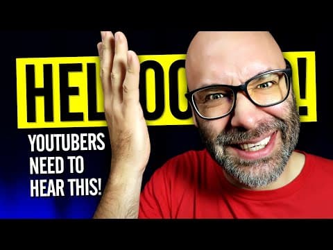If YOUR YouTube Channel Isn't Growing Do This thumbnail
