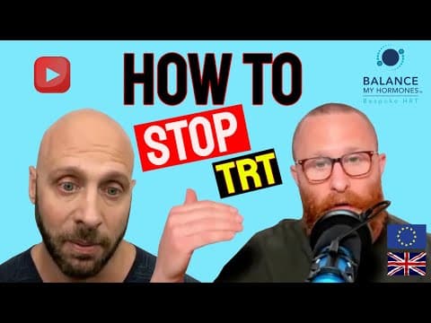 How to stop TRT? How to Get Off Testosterone Replacement Therapy? Stopping TRT thumbnail