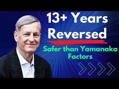Single Gene Reverses 13+ Years of Aging - Safer Than Yamanaka Factors thumbnail
