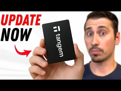 Tangem Wallet Releases HUGE Security Update! thumbnail