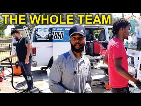 The Whole Detailing Team Out Here! Hunter's Mobile Detailing thumbnail