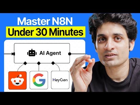How to Automate ANYTHING with AI (N8N Tutorial) thumbnail