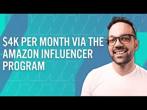How Matt Donley Makes $4k Per Month in Passive Income Via The Amazon Influencer Program thumbnail
