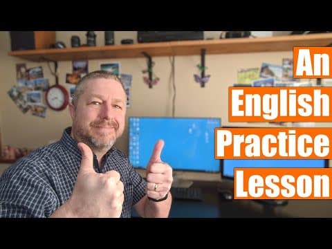 Learn English with Me! An English Language Question and Answer Lesson February 22 2020 thumbnail
