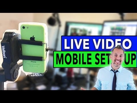 How to Set Up a Mobile Livestream for Facebook or YouTube thumbnail