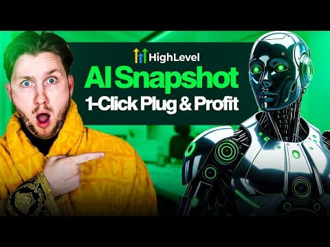 The Ultimate AI GoHighLevel Snapshot - Plug & Profit thumbnail