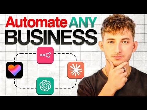 How to Automate ANY Business with AI (Complete Beginner's Guide) thumbnail