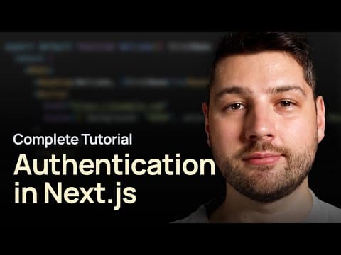 Authentication Flow in Next.js (Complete Tutorial) thumbnail