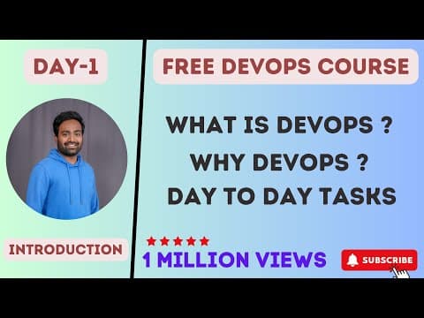 Day-1 | Fundamentals of DevOps | Free DevOps Course | 45 days | #devopscourse  #2023 #learning thumbnail