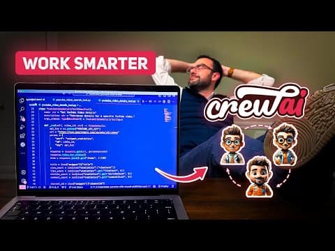 I Automated My YouTube Channel With CrewAI [Free Source Code Included] thumbnail
