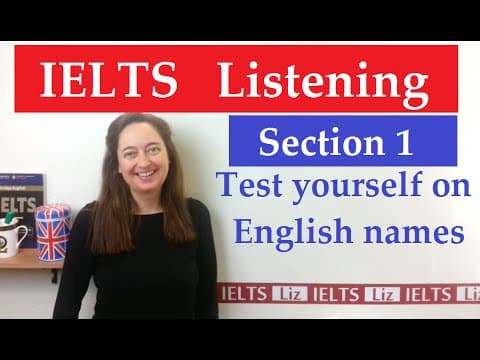 IELTS Listening: English Names thumbnail