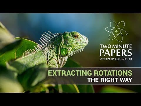 Extracting Rotations The Right Way thumbnail