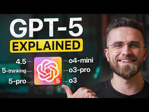 Which ChatGPT 5 Model Should You Use? 2025 GPT Models Explained thumbnail